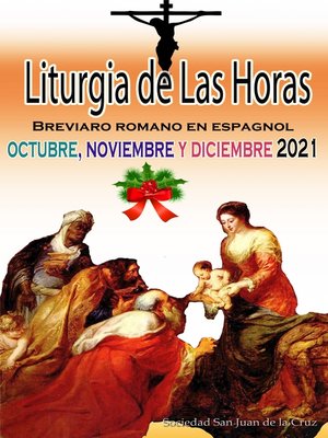cover image of Liturgia de las Horas Breviario romano en español, en orden, todos los días de octubre, noviembre y diciembre de 2021